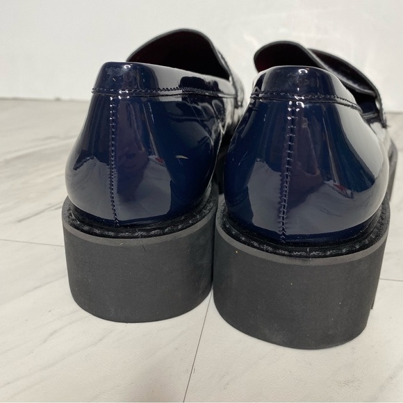 Sarto Franco Sarto Balinna Blue Patent Platform Loafer 7M - Picture 4 of 15